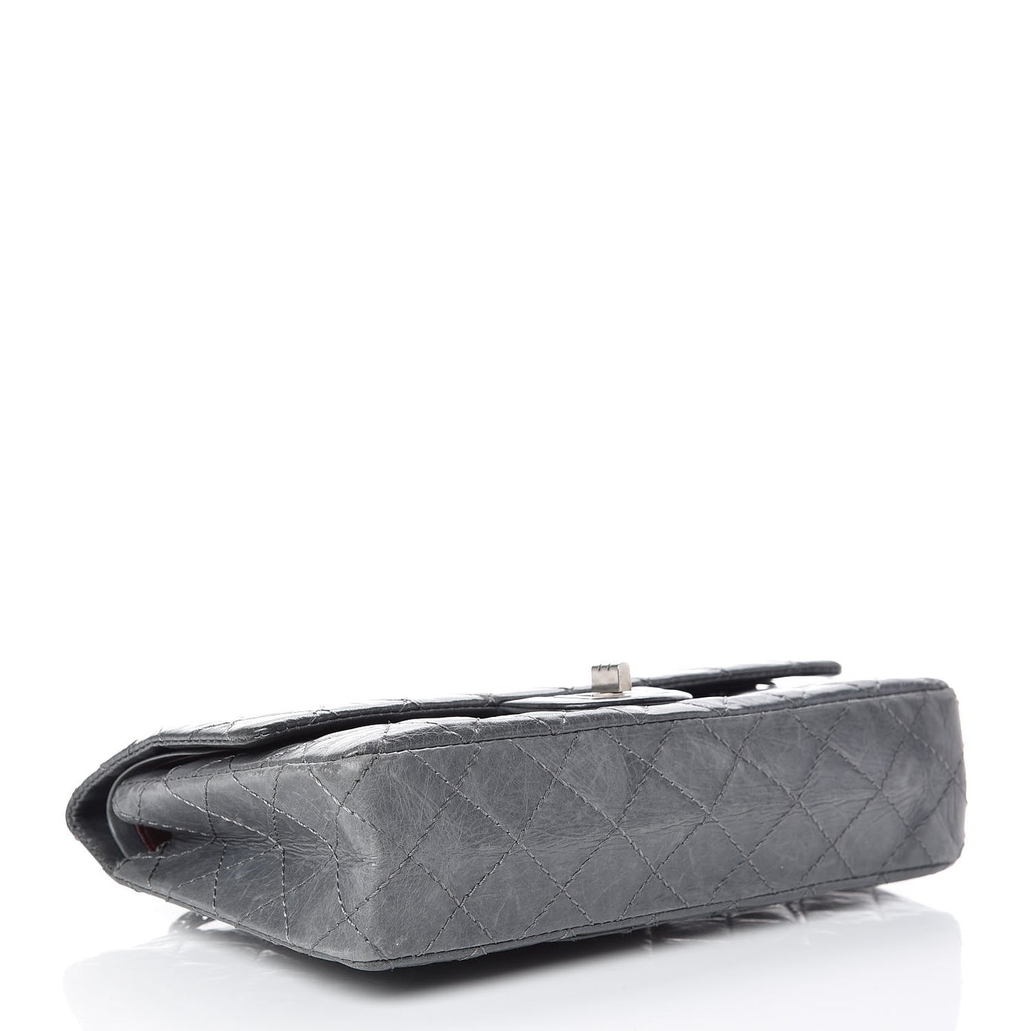 Aged Calfskin Quilted 50th Anniversary 2.55 Reissue 225 Flap Grey