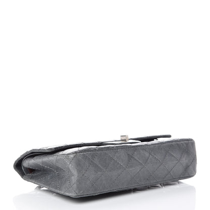 Chanel Aged Calfskin Quilted 50th Anniversary 2.55 Reissue 225 Flap Grey 4 of 12