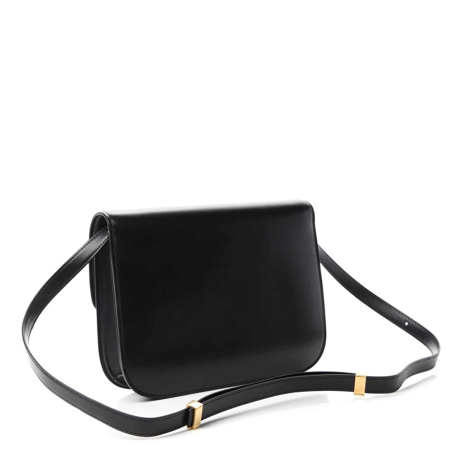 Celine Box Calfskin Medium Classic Box Flap Black 3 of 10