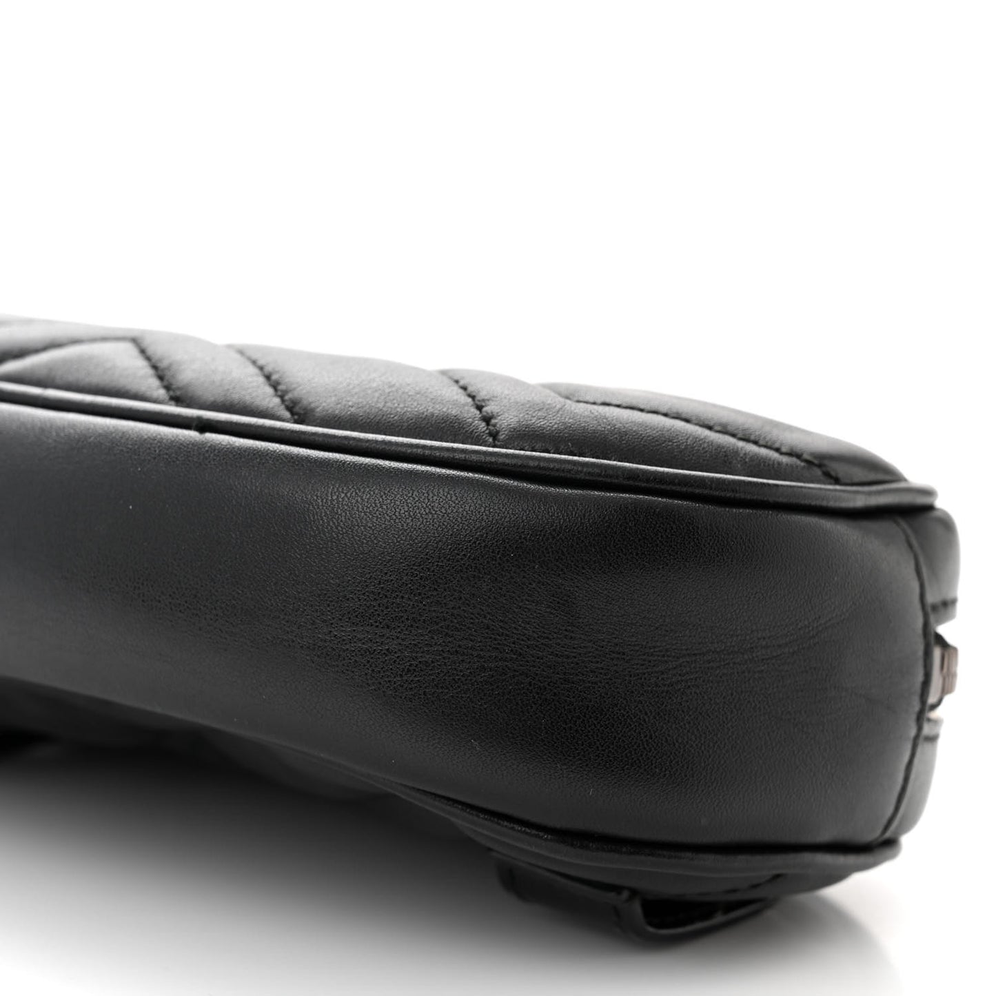 Calfskin Matelasse GG Marmont Belt Bag 75 30 Black
