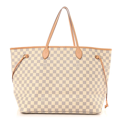 Louis Vuitton Damier Azur Neo Neverfull GM Rose Ballerine 1 of 10