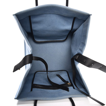 Celine Cotton Canvas Medium Phantom Luggage Blue 5 of 11