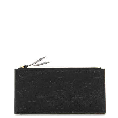 Louis Vuitton Empreinte Felicie Chain Wallet Zippered Insert Black 1 of 6