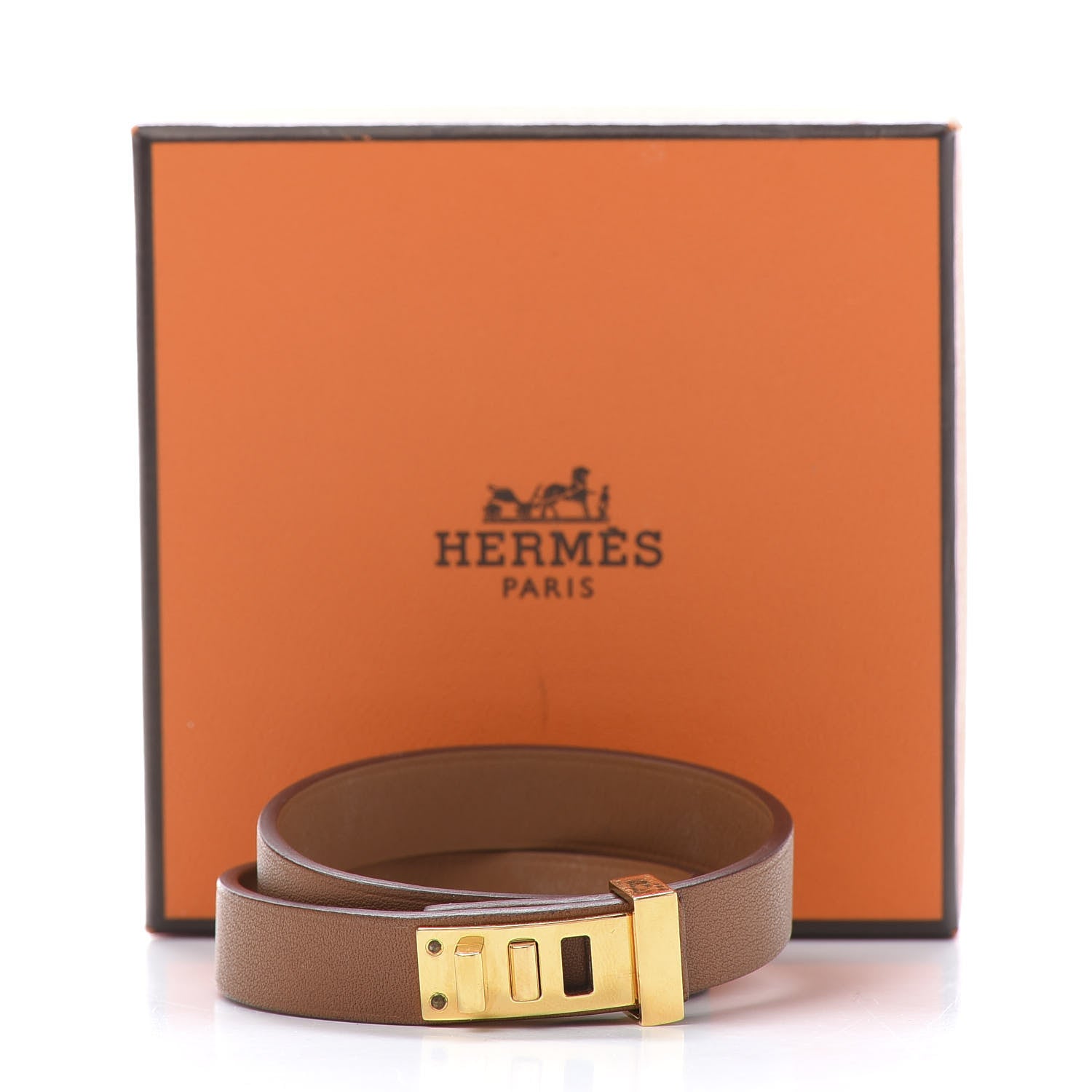 Hermes Swift Mini Dog Carrees Bracelet T2 Gold 7 of 7