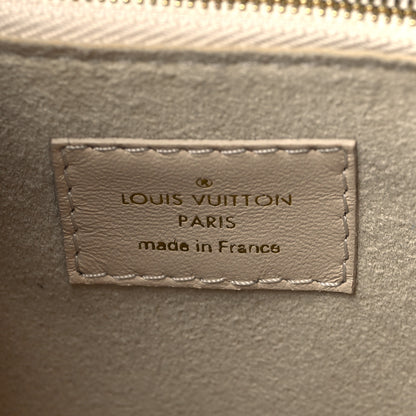 Louis Vuitton Grained Calfskin Monogram Double V Creme 6 of 9