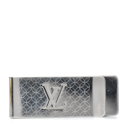 Louis Vuitton Metal Champs Elysees Money Clip Silver 1 of 3