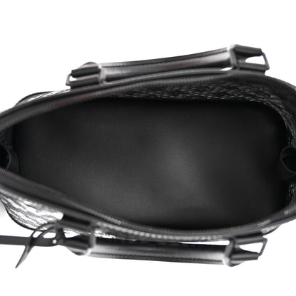 Louis Vuitton Patent Calfskin Laced Monogram Alma PM Black 8 of 13
