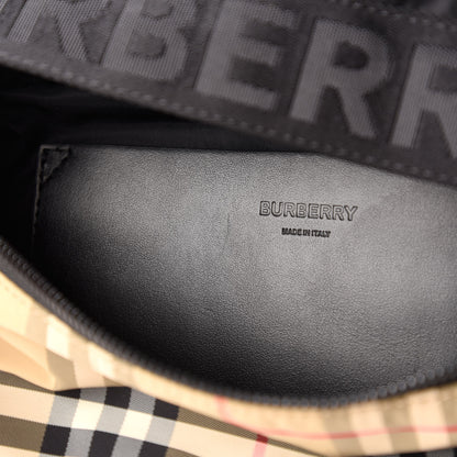 Burberry Nylon Vintage Check Sonny Bum Bag Archive Beige Black 11 of 11