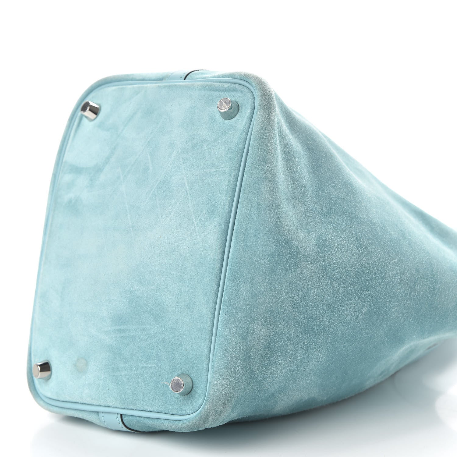 Hermes Veau Doblis Swift Picotin Lock Touch 18 PM Bleu Atoll 7 of 14