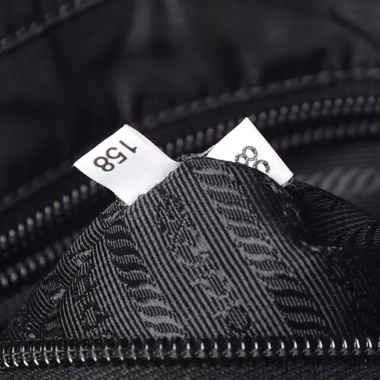 Nylon Vela Shopping Tote Black