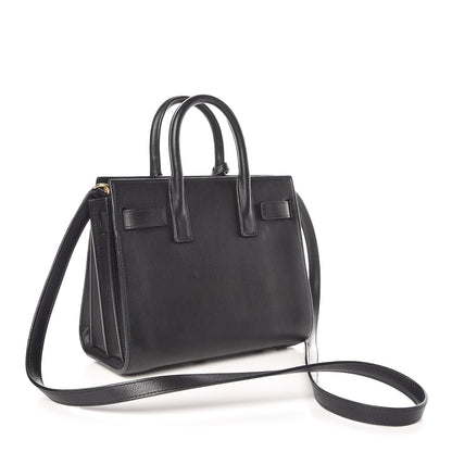 Saint Laurent Calfskin Nano Sac de Jour Black 3 of 12