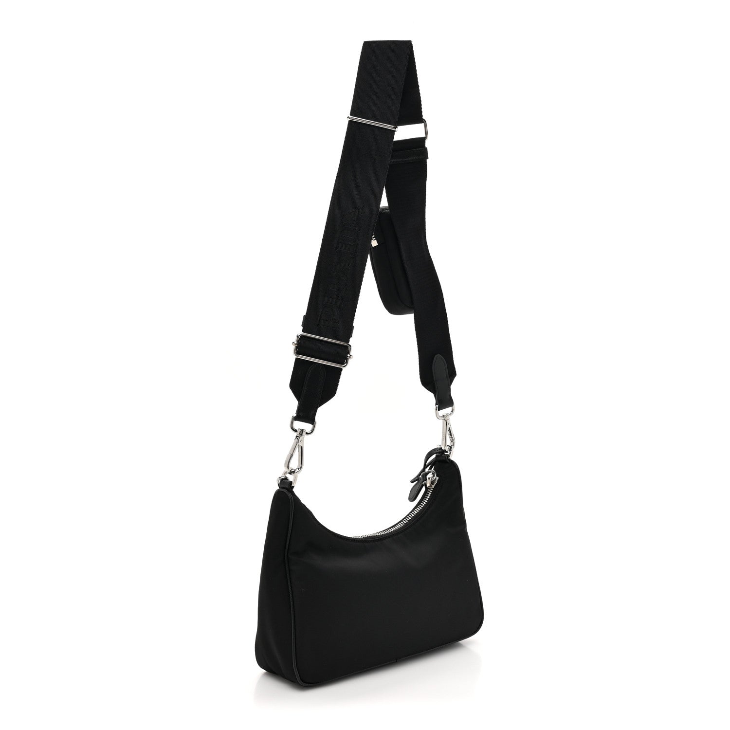 Prada Nylon Re-Edition 2005 Shoulder Bag Black 3 of 11