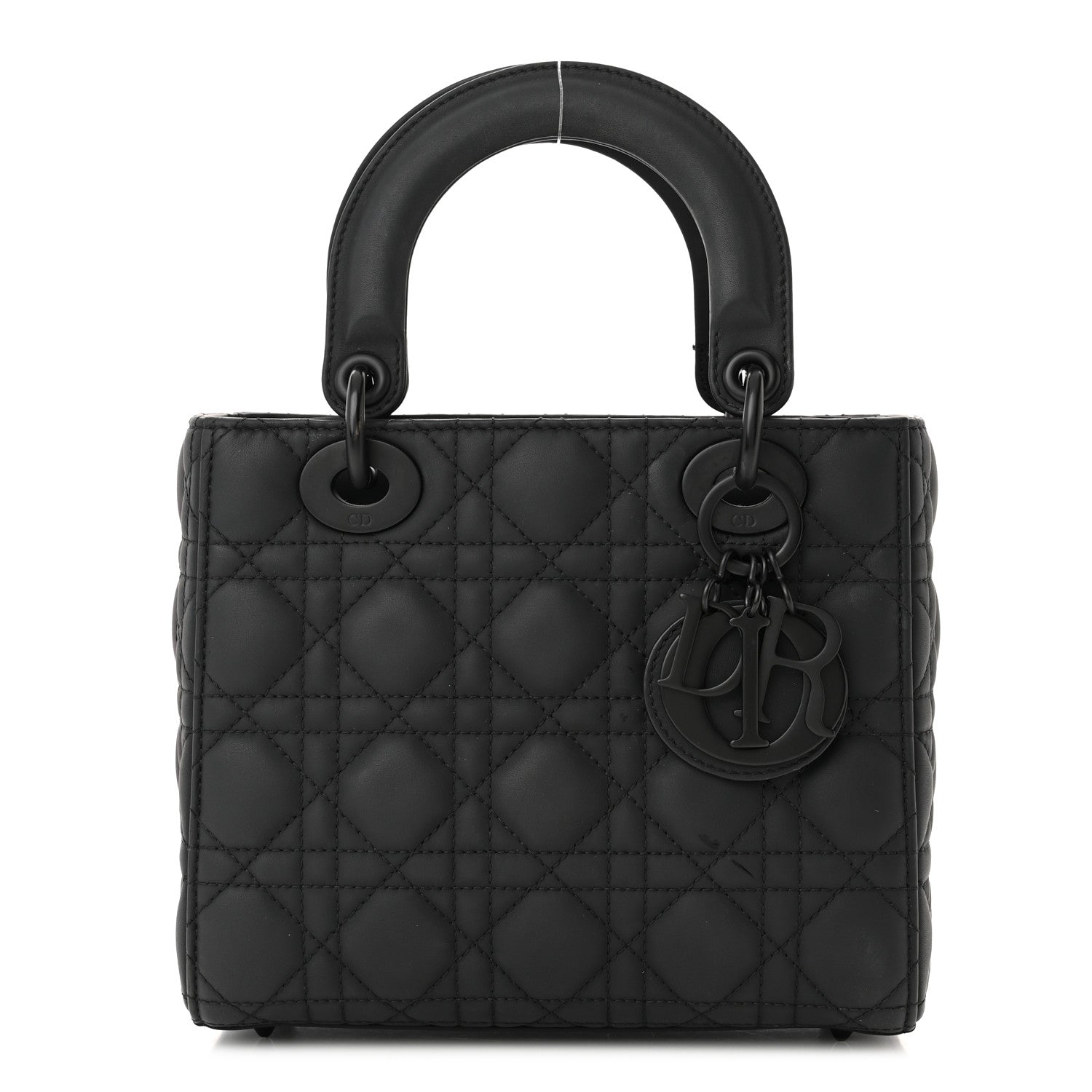 Christian Dior Ultra Matte Calfskin Cannage Small My ABCDior Lady Dior Black 1 of 17