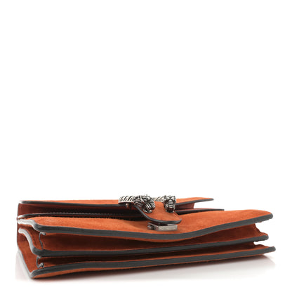 Gucci Suede Small Dionysus Shoulder Bag Orange 4 of 12