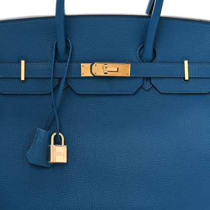Hermes Togo Birkin 35 Bleu Izmir 8 of 10