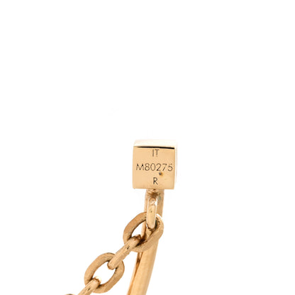 Louis Vuitton Roman Holidays Hoop Earrings Gold 5 of 6