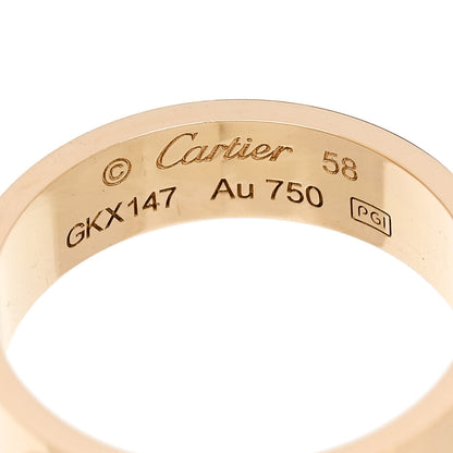 Cartier 18K Yellow Gold 5.5mm LOVE Ring 58 8.5 4 of 5