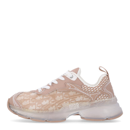 Christian Dior Technical Fabric Rubber Oblique Dior Vibe Sneakers 37 White Nude 1 of 11