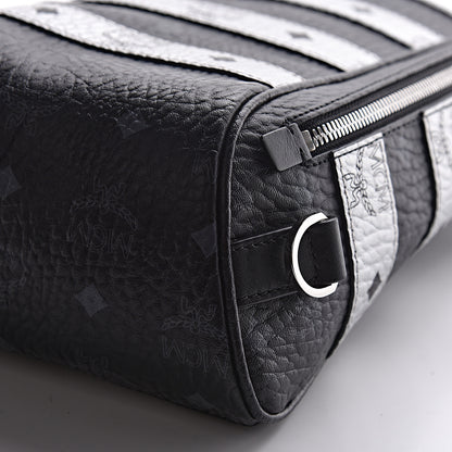 MCM Visetos Spot Medium Sling Bag Black Silver 10 of 10