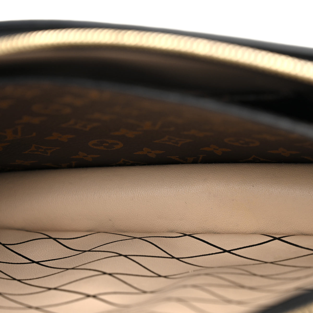 Reverse Monogram Trunk Clutch