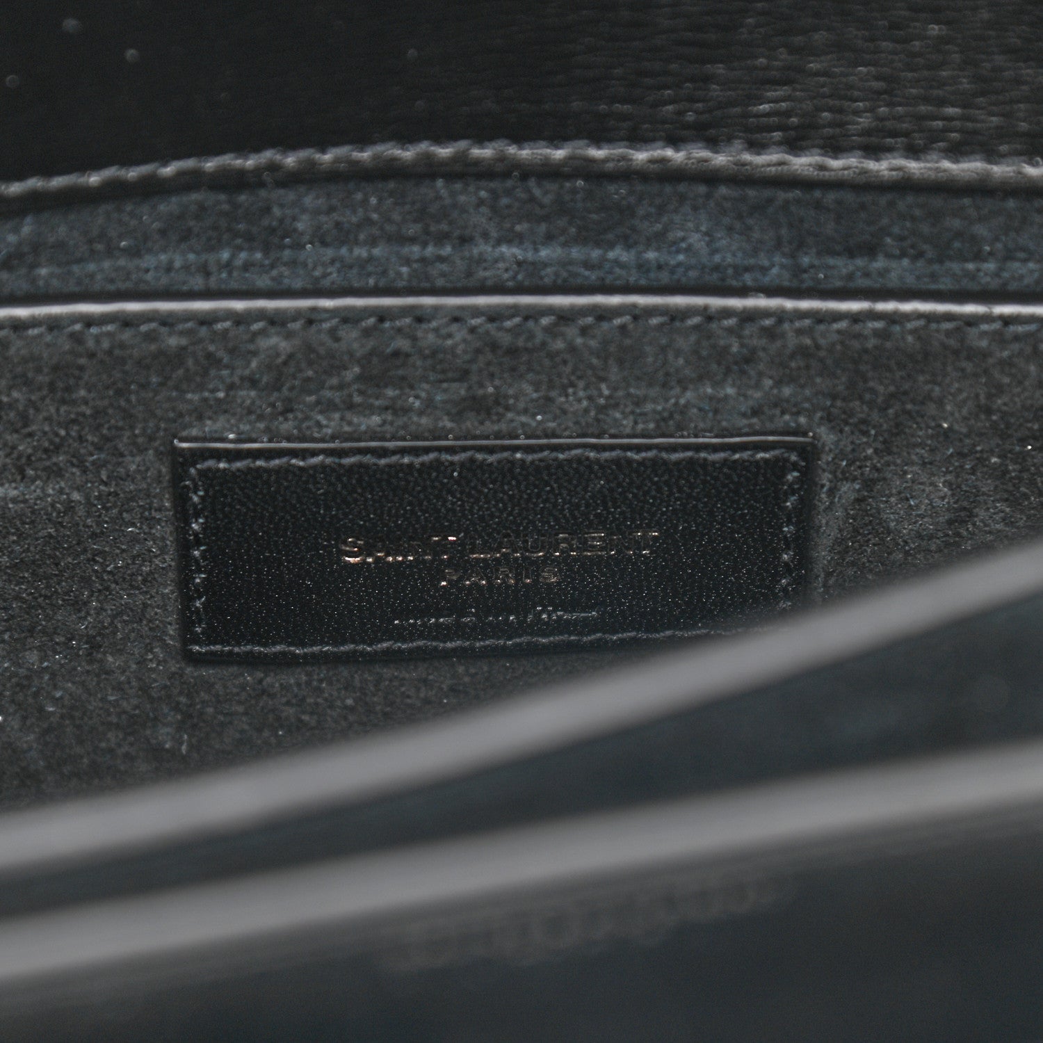Saint Laurent Calfskin Large Monogram Sunset Black 6 of 8