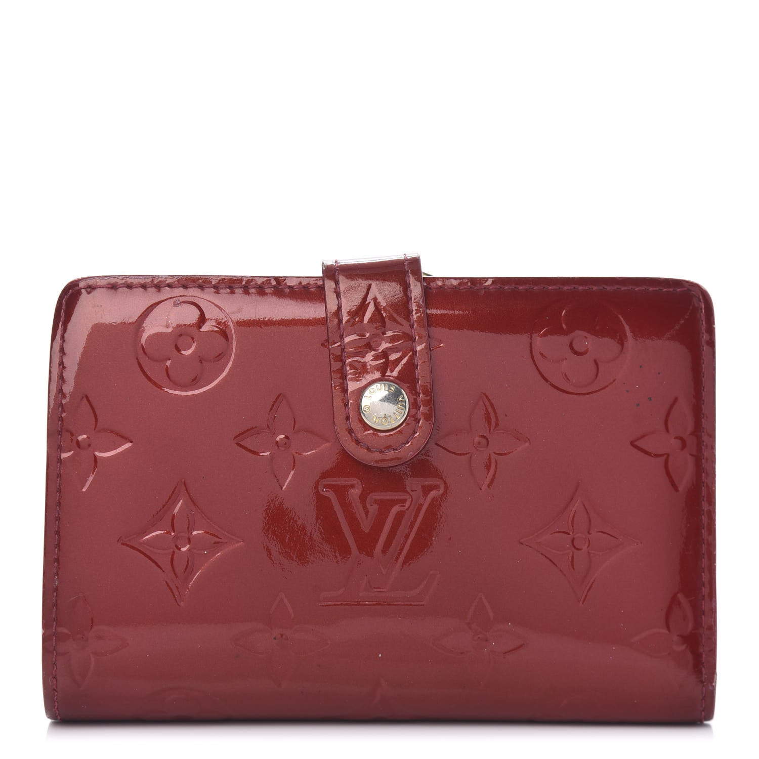 Louis Vuitton Vernis French Purse Wallet Pomme d'Amour 1 of 9