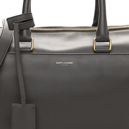 Saint Laurent Calfskin Classic Duffle 6 Earth 8 of 12
