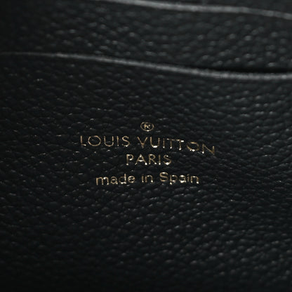 Louis Vuitton Empreinte Monogram Giant Double Zip Pochette Black Cream 7 of 9