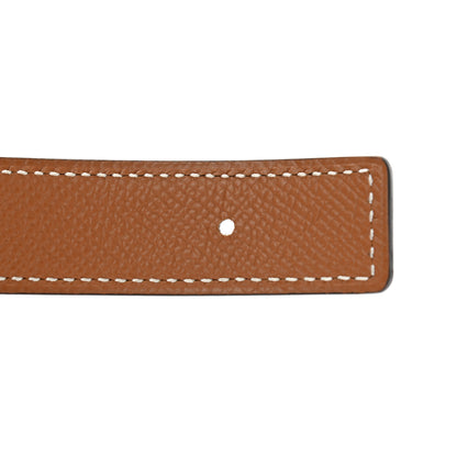 Hermes Swift Epsom 24mm Mini Constance H Belt 75 Black Gold 5 of 8