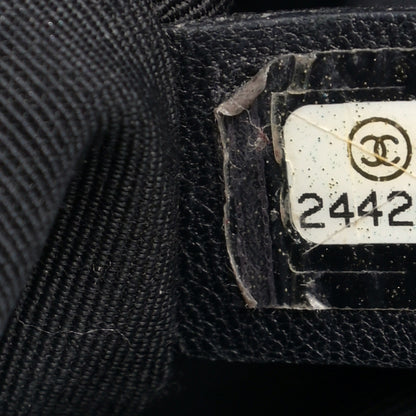 Chanel Calfskin Chevron Quilted Medium Boy Flap Black 6 of 10