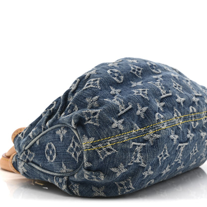 Louis Vuitton Monogram Denim Pleaty  Blue 9 of 10