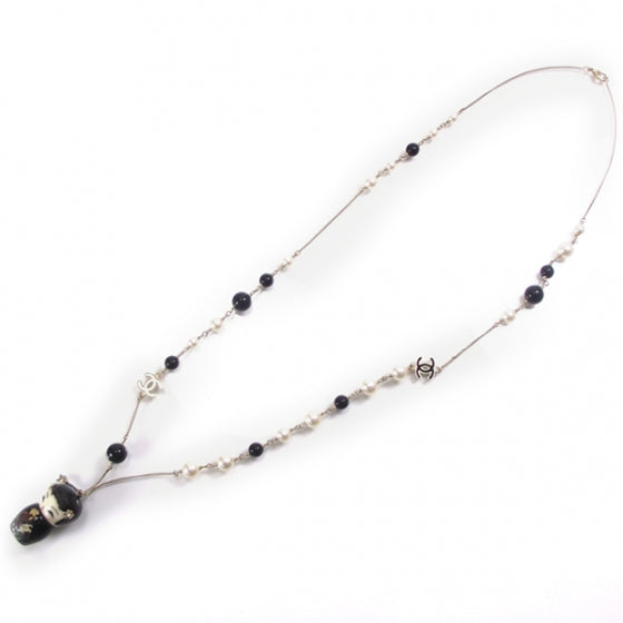 Chanel Coco Figurine Charm Pendant Necklace 1 of 6