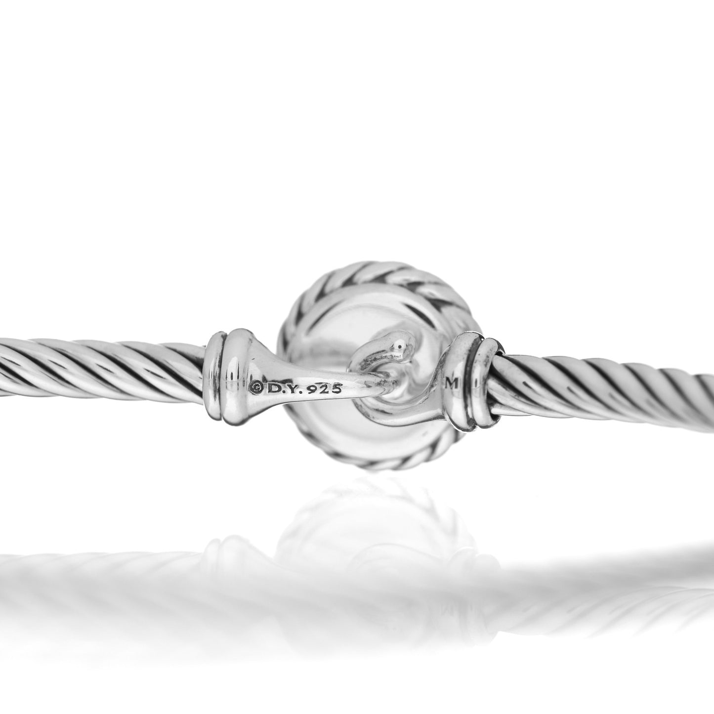 Sterling Silver Amethyst 3mm Chatelaine Bracelet
