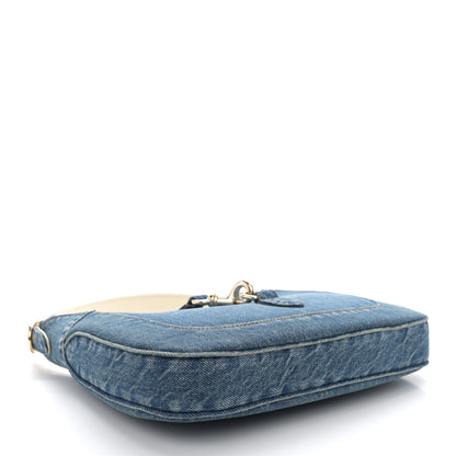 Gucci Denim Small Jackie Shoulder Bag Blue Denim 4 of 11