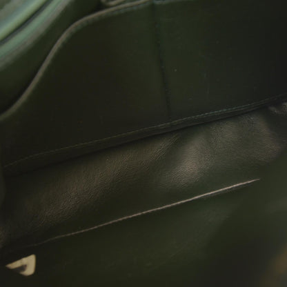 Chanel Lambskin Medium Double Flap Green 9 of 10