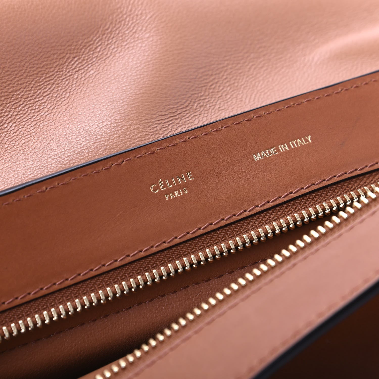 Celine Natural Calfskin Small Trapeze Tan 8 of 10