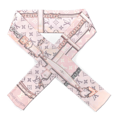 Louis Vuitton Silk Monogram Confidential Bandeau Light Pink 1 of 3