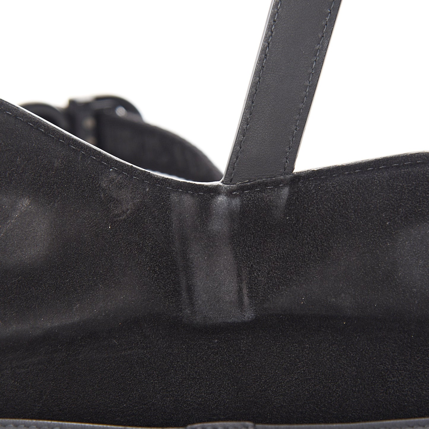 Ultra Matte Calfskin Saddle Belt Bag Black