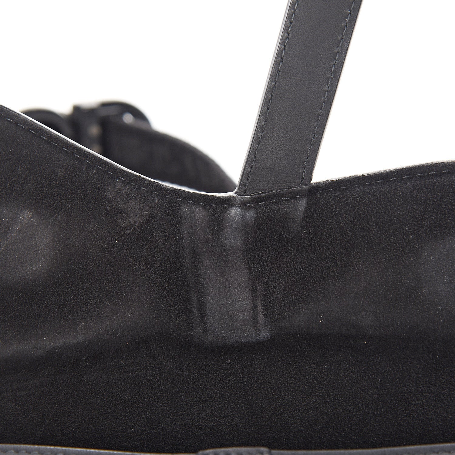 Christian Dior Ultra Matte Calfskin Saddle Belt Bag Black 6 of 9
