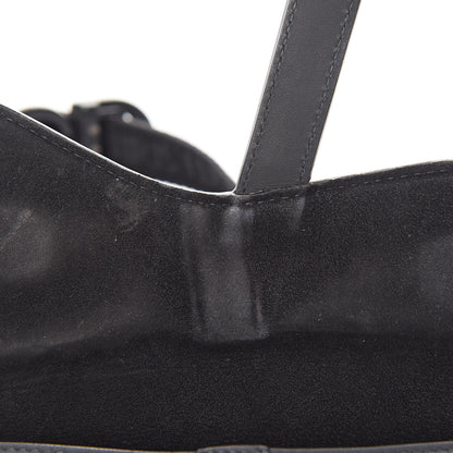Christian Dior Ultra Matte Calfskin Saddle Belt Bag Black 6 of 9