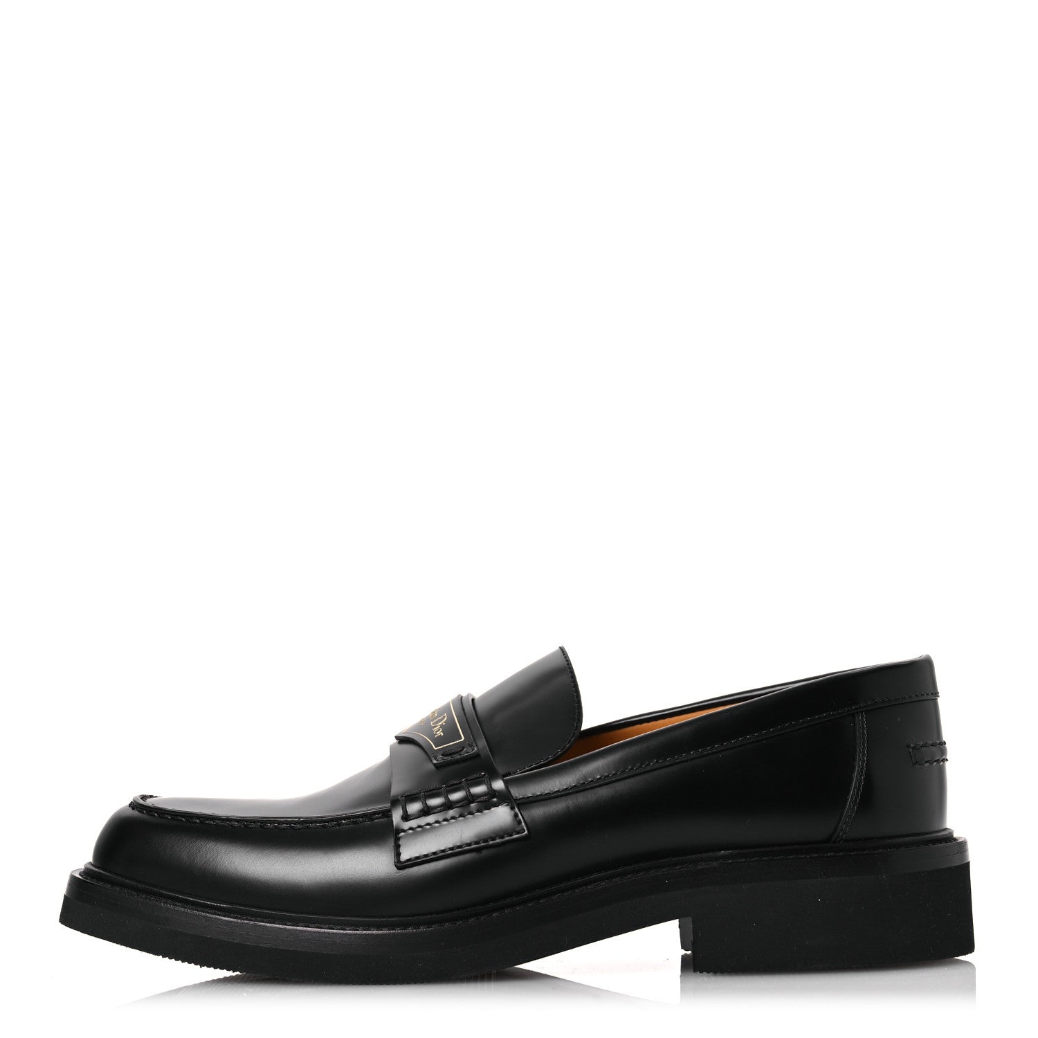 Christian Dior Brushed Calfskin Boy Loafers 40 Black 1 of 12