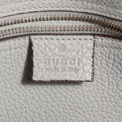 Gucci Soft Calfskin Medium Jackie Top Handle Bag Light Grey 6 of 8