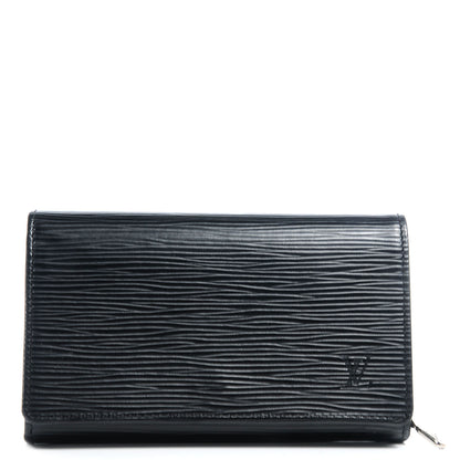 Louis Vuitton Epi Tresor Wallet Black 1 of 8