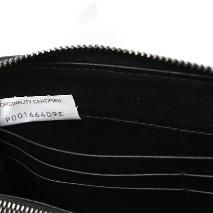 Bottega Veneta Nappa Intrecciato Zip Around Wallet Black 7 of 8