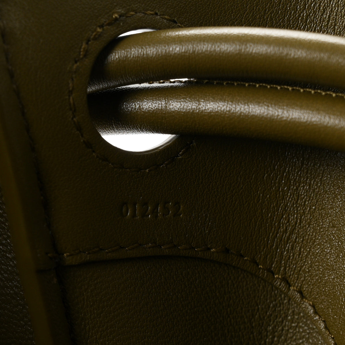 Supple Calfskin Small Madrid Bag Olive