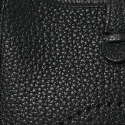 Hermes Taurillon Clemence Evelyne TPM Black 10 of 12
