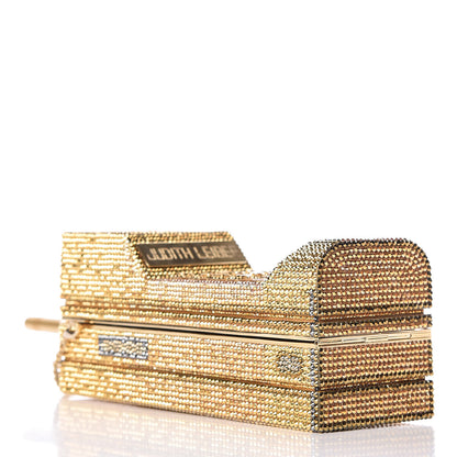 Judith Leiber Austrian Crystal Call Me Brick Phone Minaudiere Clutch Multicolor Gold 6 of 15