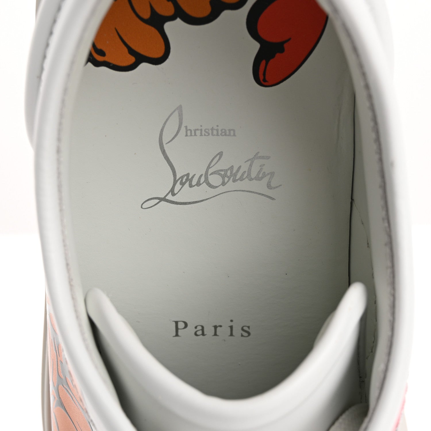 Christian Louboutin x Shun Sudo Adolon Junior Button Flower Low Top Sneaker 38.5 White Multicolor 7 of 9