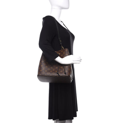 Louis Vuitton Monogram Neonoe MM Black 2 of 9