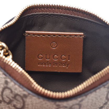 Gucci GG Supreme Monogram Key Case Brown 6 of 8